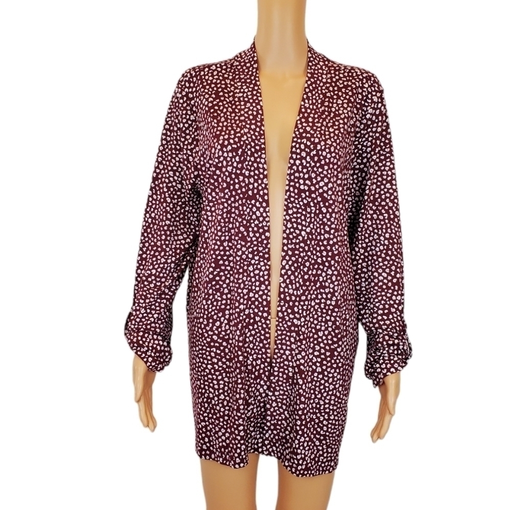 Kim Roger's long sleeve open front cardigan sweater - Picture 2 of 9